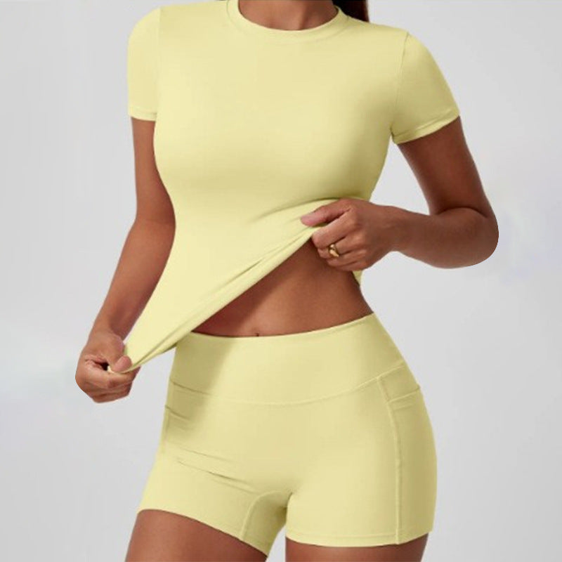 Seamless Tee & Shorts Set