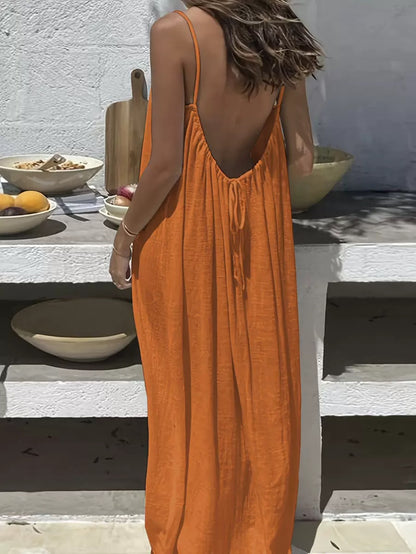 Solvlyn Bare Back Lounge Dress