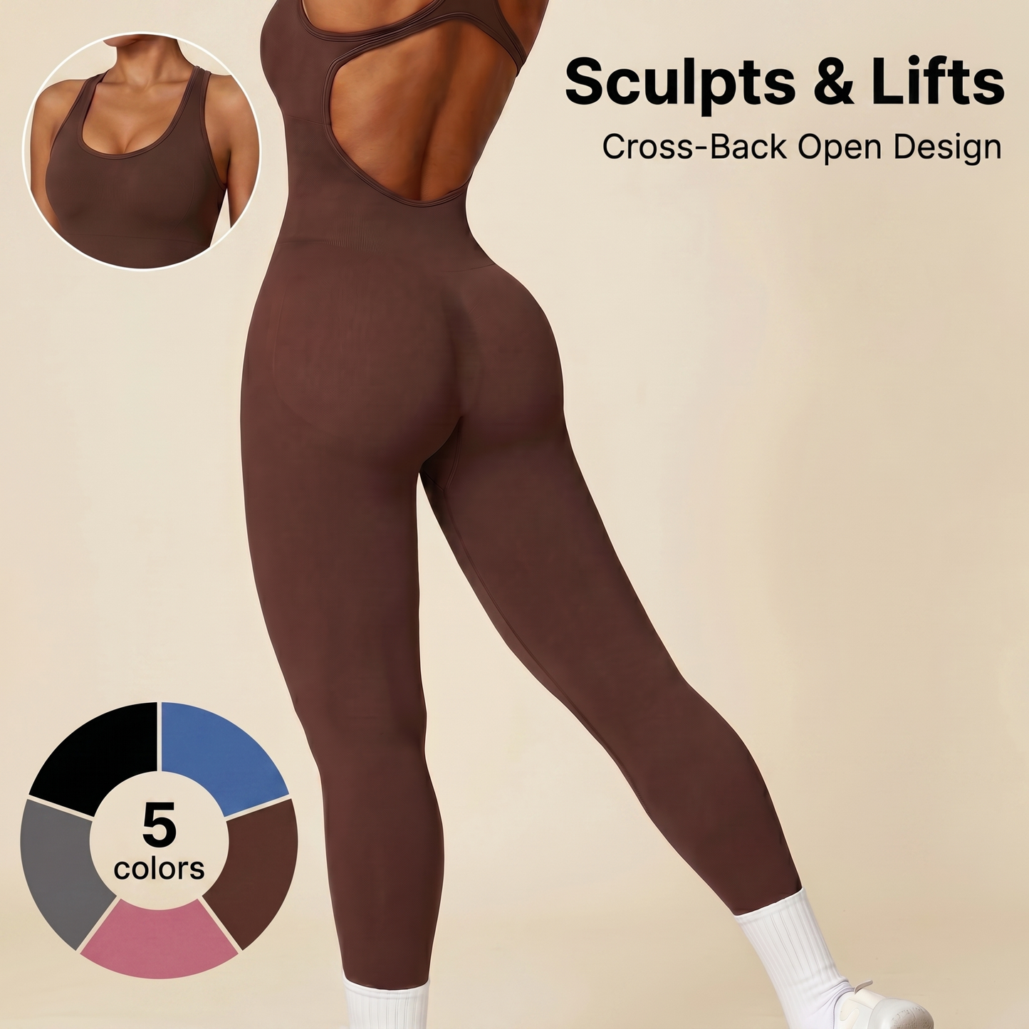 Sculpt & Lift Open-Back Bodysuit