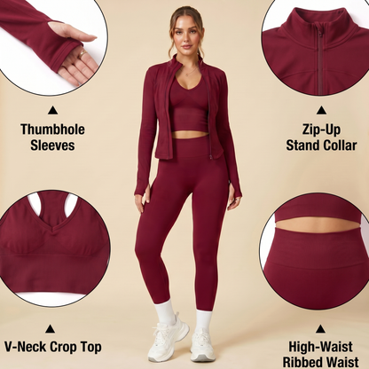 Lift & Hold 3-Piece Ribbed Set