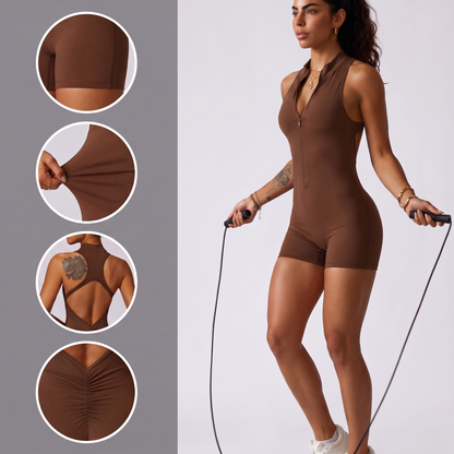 BBL Effect Ruched Romper