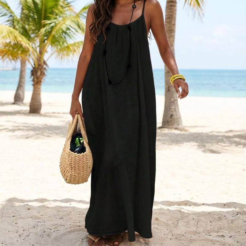 Solvlyn Backless Breeze Maxi Dress